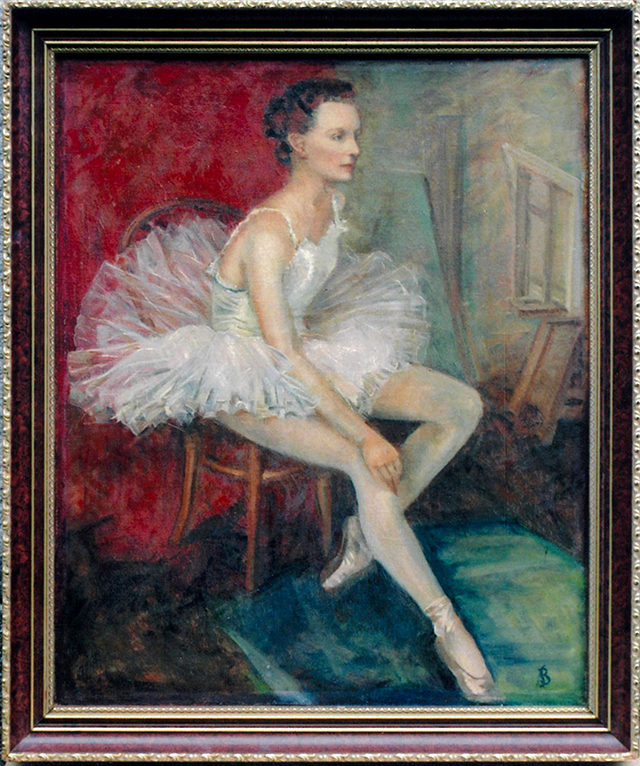 Ballerina wearing tutu/チュチュを着たバレリーナ　1987