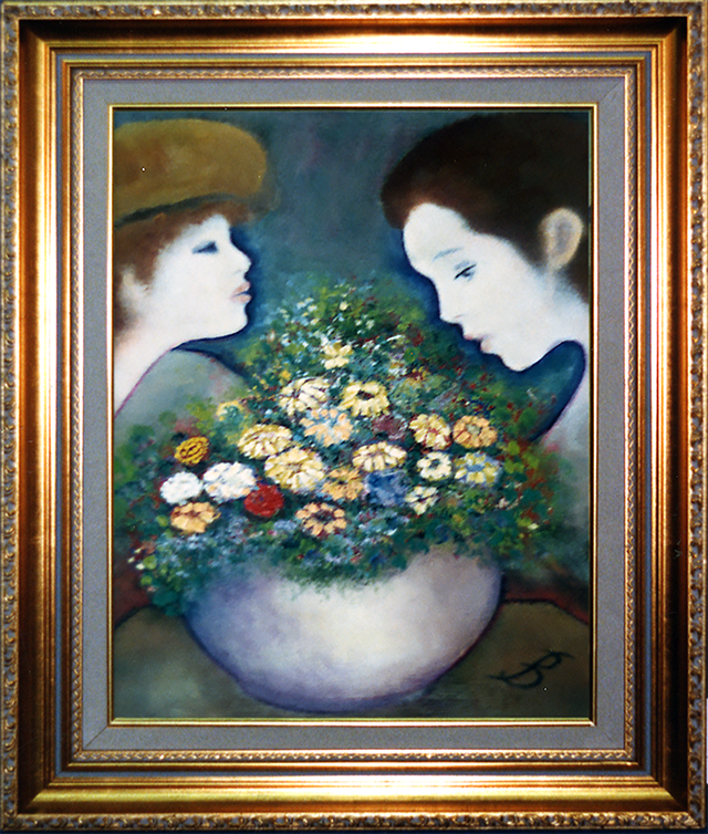 Vase and two women/花瓶と二人の女性　1987