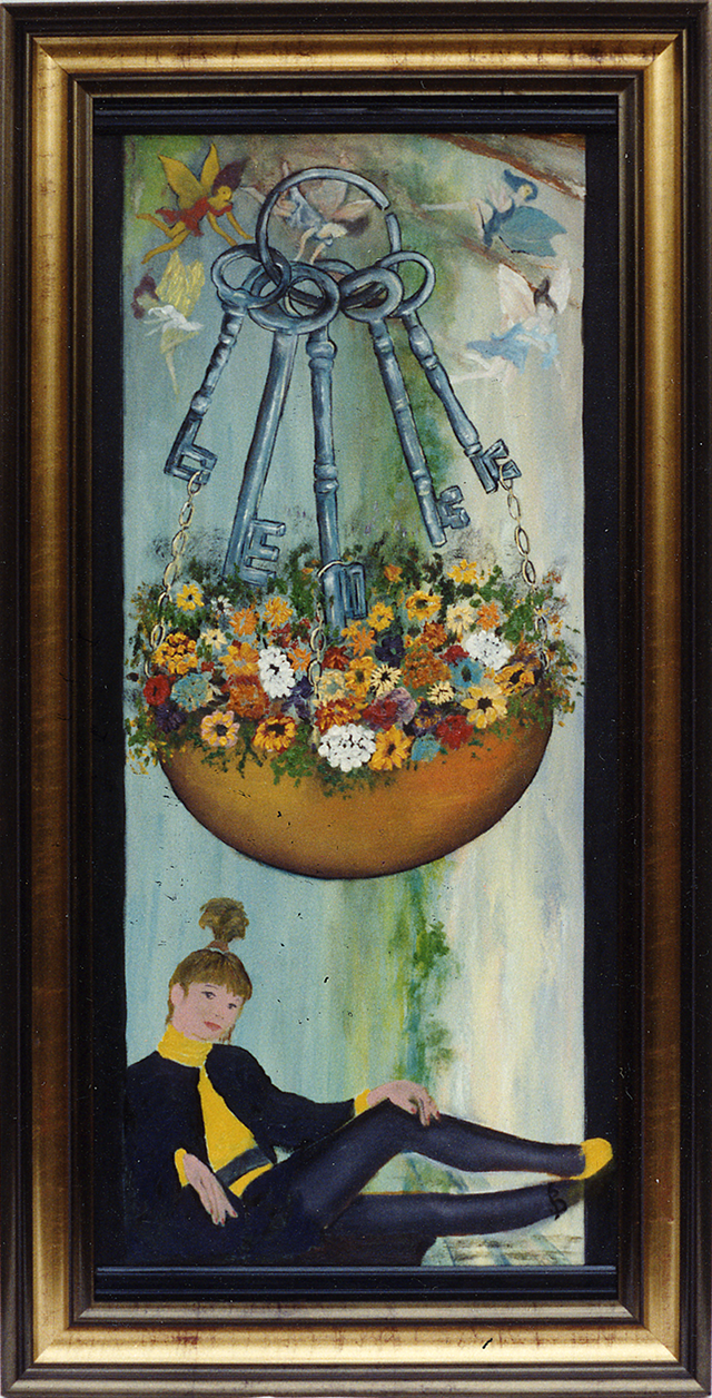 Key hanging basket/鍵のハンディングバスケット　1987