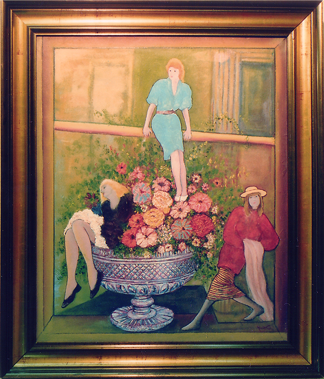 Flowers with gorgeous women/花とゴージャスな婦人たち　1987